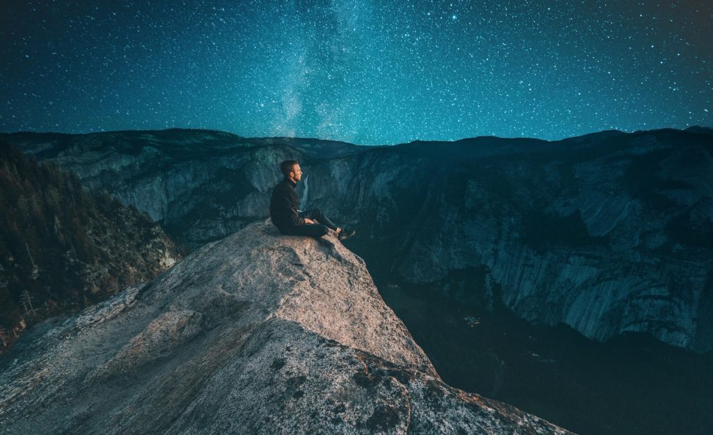 A highly sensitive person practices mindfulness.