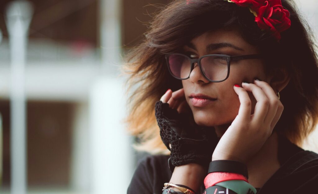 A highly sensitive person getting relief from her anxiety