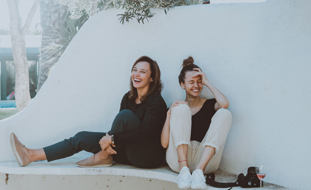 A highly sensitive person with a friend