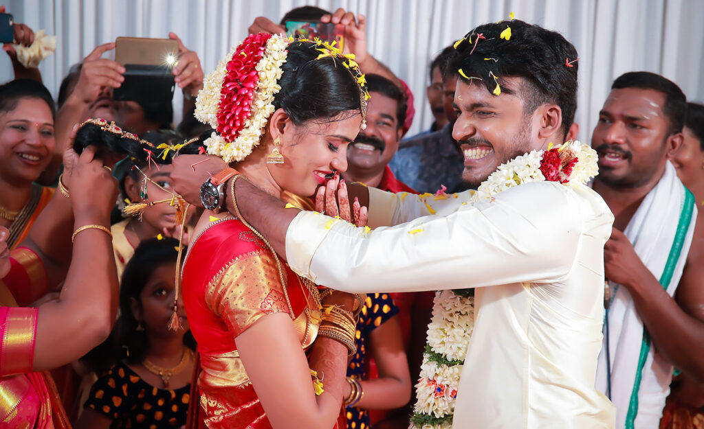 An Indian couple part of a collectivist culture