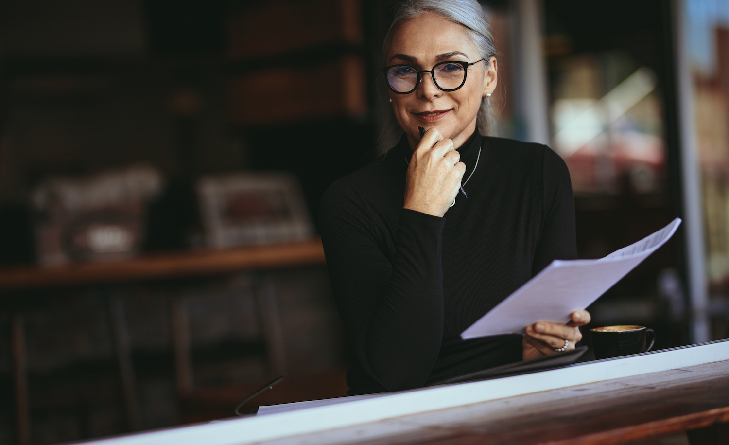 A highly sensitive business person